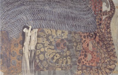 Gnawing Grief by Gustav Klimt
